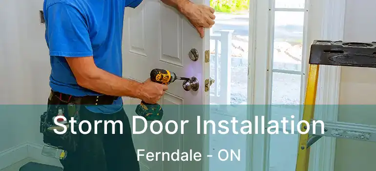  Storm Door Installation Ferndale - ON