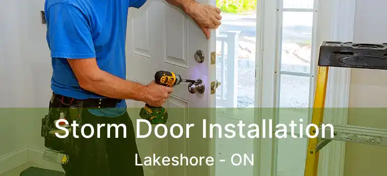  Storm Door Installation Lakeshore - ON