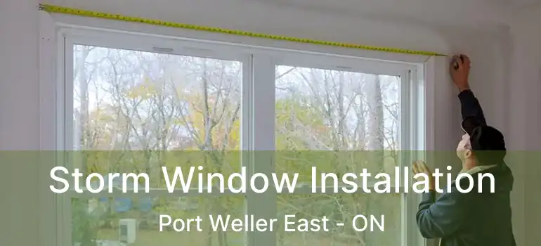 Storm Window Installation Port Weller East - ON