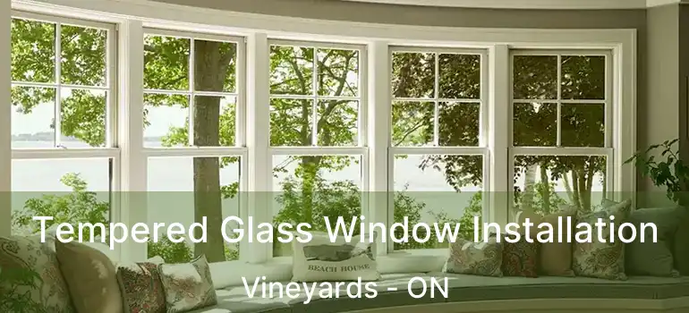 Tempered Glass Window Installation Vineyards - ON
