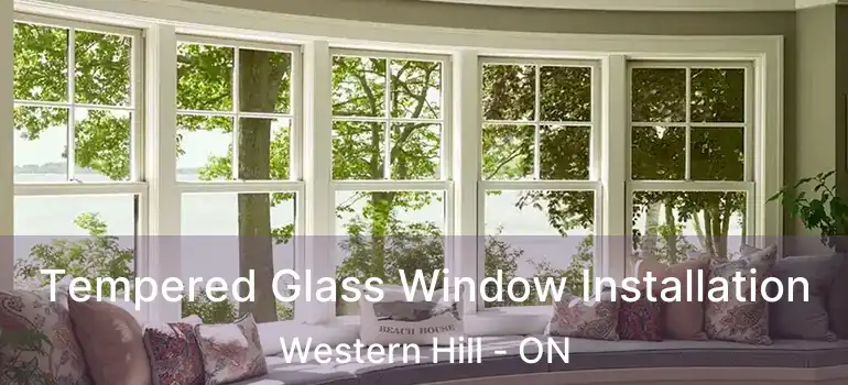 Tempered Glass Window Installation Western Hill - ON