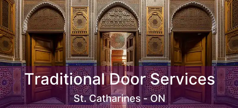  Traditional Door Services St. Catharines - ON
