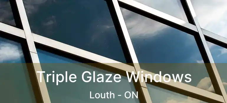  Triple Glaze Windows Louth - ON