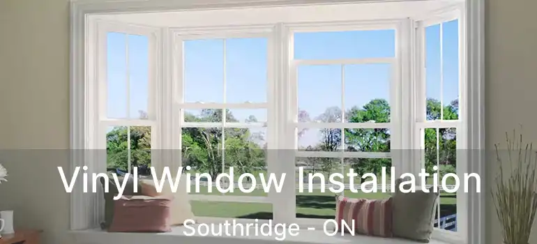 Vinyl Window Installation Southridge - ON