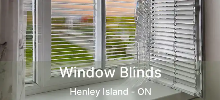Window Blinds Henley Island - ON