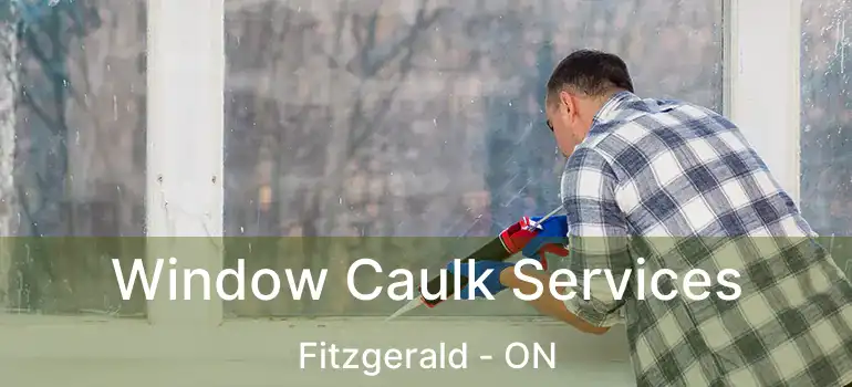  Window Caulk Services Fitzgerald - ON