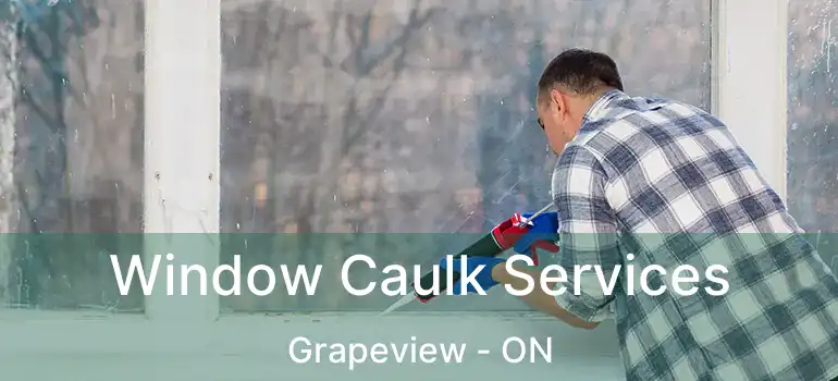 Window Caulk Services Grapeview - ON