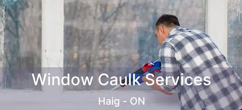  Window Caulk Services Haig - ON