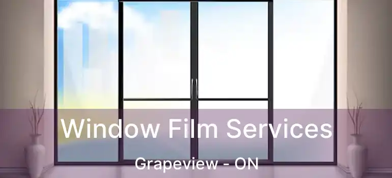 Window Film Services Grapeview - ON