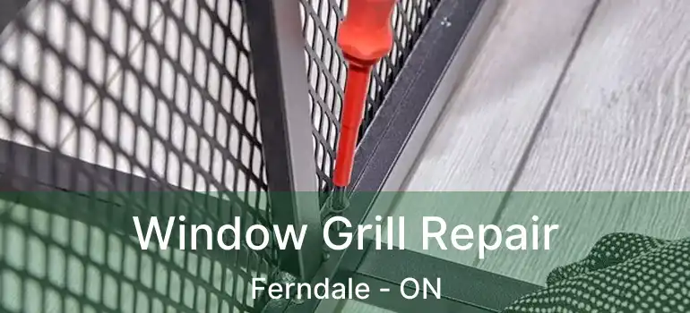 Window Grill Repair Ferndale - ON