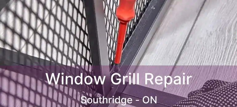 Window Grill Repair Southridge - ON