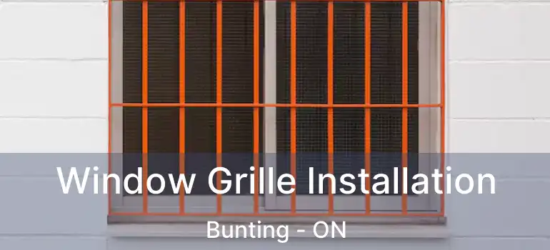  Window Grille Installation Bunting - ON