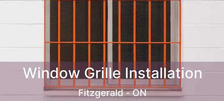 Window Grille Installation Fitzgerald - ON