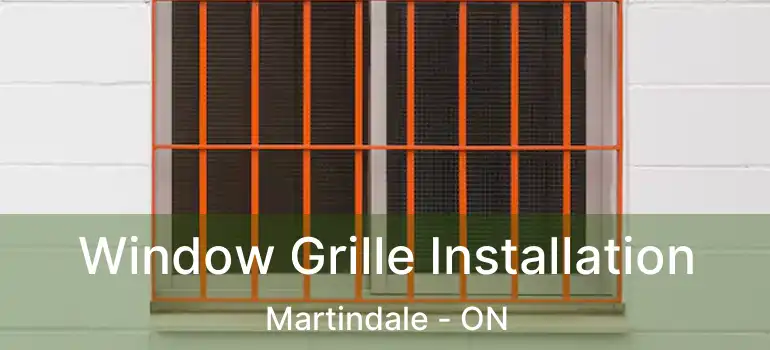  Window Grille Installation Martindale - ON