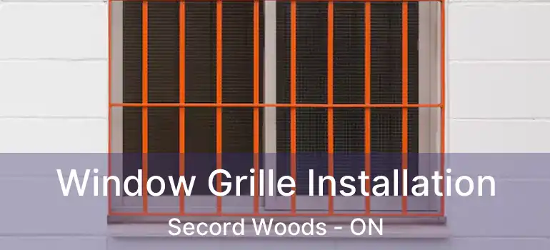  Window Grille Installation Secord Woods - ON