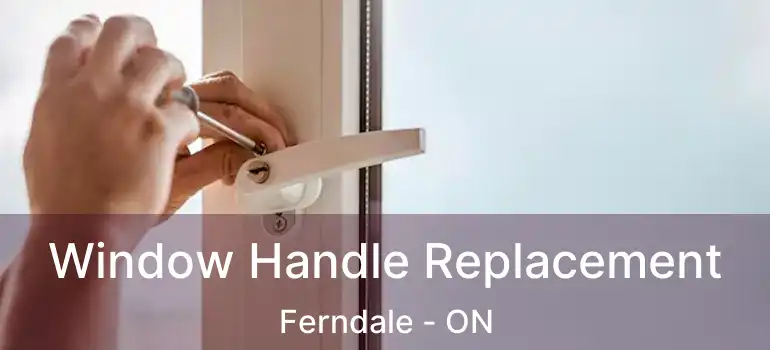  Window Handle Replacement Ferndale - ON