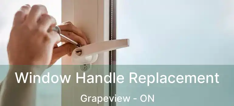 Window Handle Replacement Grapeview - ON