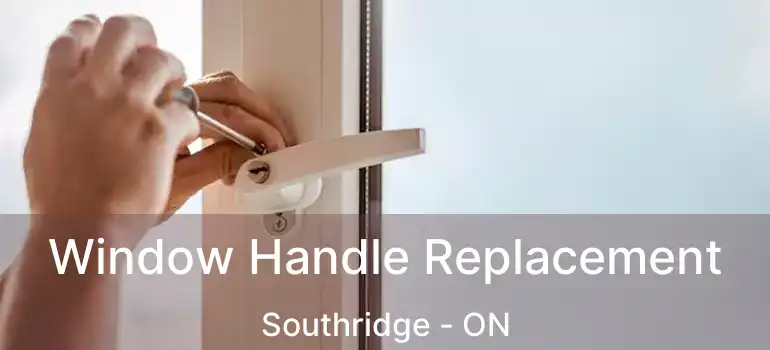  Window Handle Replacement Southridge - ON