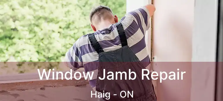  Window Jamb Repair Haig - ON