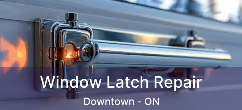  Window Latch Repair Downtown - ON