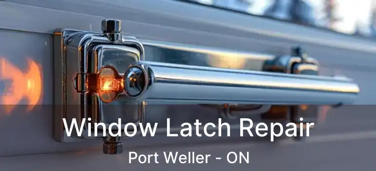 Window Latch Repair Port Weller - ON