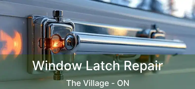 Window Latch Repair The Village - ON