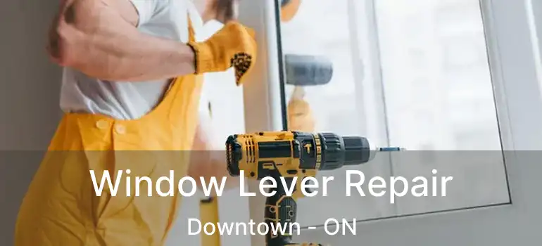 Window Lever Repair Downtown - ON