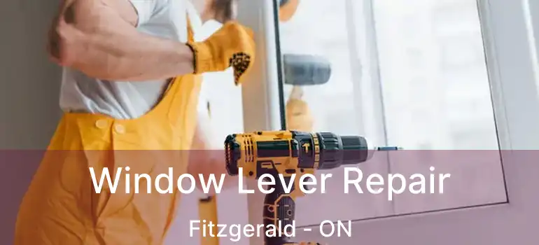 Window Lever Repair Fitzgerald - ON