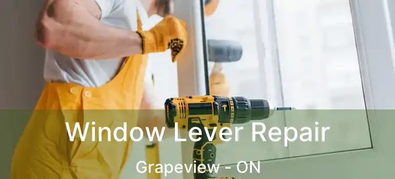 Window Lever Repair Grapeview - ON