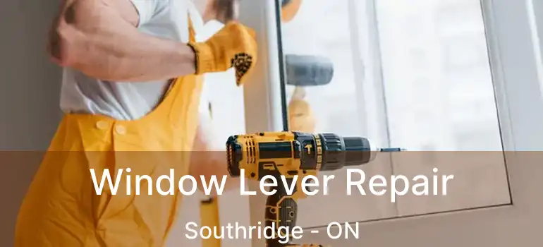  Window Lever Repair Southridge - ON