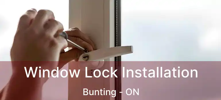  Window Lock Installation Bunting - ON