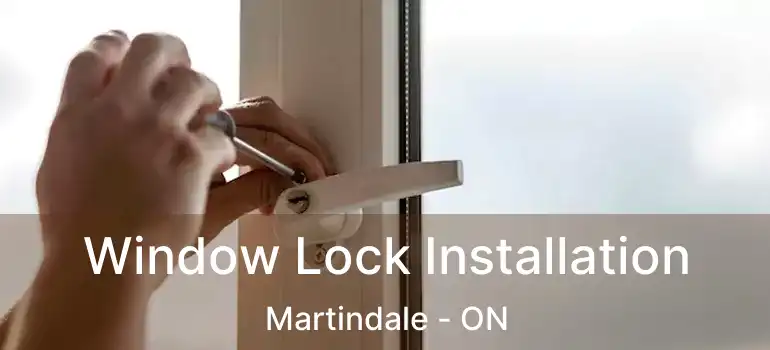  Window Lock Installation Martindale - ON