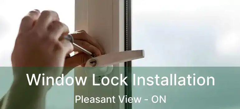  Window Lock Installation Pleasant View - ON