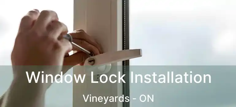  Window Lock Installation Vineyards - ON