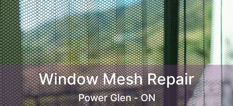 Window Mesh Repair Power Glen - ON