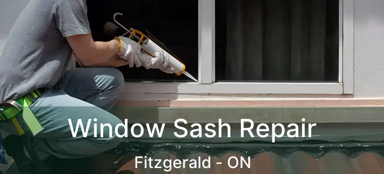 Window Sash Repair Fitzgerald - ON