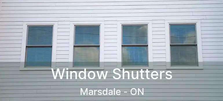  Window Shutters Marsdale - ON