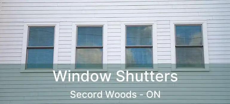 Window Shutters Secord Woods - ON