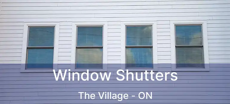  Window Shutters The Village - ON