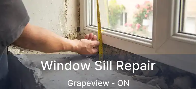 Window Sill Repair Grapeview - ON