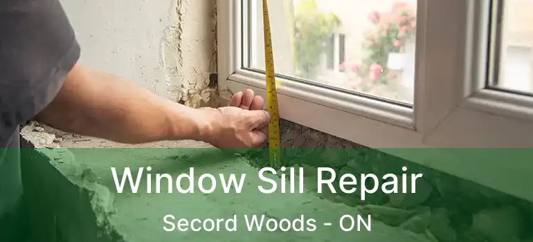 Window Sill Repair Secord Woods - ON