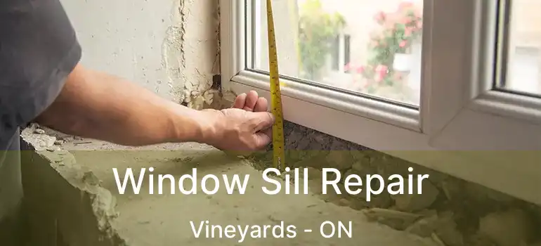Window Sill Repair Vineyards - ON