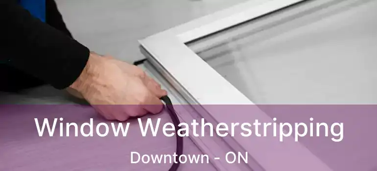  Window Weatherstripping Downtown - ON
