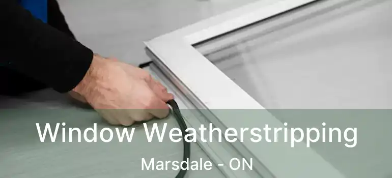  Window Weatherstripping Marsdale - ON
