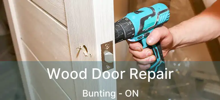 Wood Door Repair Bunting - ON