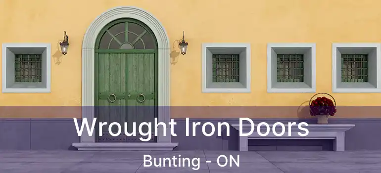  Wrought Iron Doors Bunting - ON